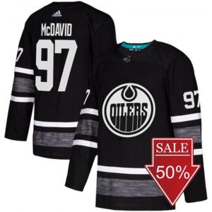 Maend-Edmonton-Oilers-Troeje-Connor-McDavid-Sort-2019-NHL-All-Star-Game-Parl
