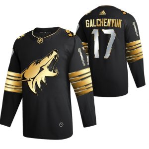Maend-NHL-Arizona-Coyotes-Troeje-Alex-Galchenyuk-17-2021-22-Golden-Edition-Sort-Authentic