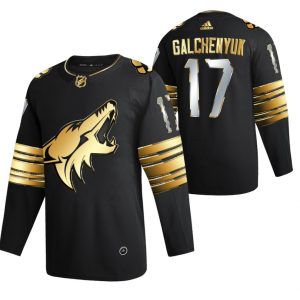 Maend-NHL-Arizona-Coyotes-Troeje-Alex-Galchenyuk-17-2021-22-Golden-Edition-Sort-Authentic