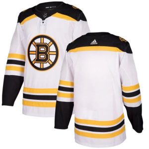 Maend-NHL-Boston-Bruins-Troeje-Blank-Hvid-Authentic