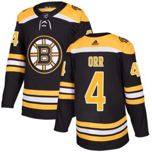 Maend-NHL-Boston-Bruins-Troeje-Bobby-Orr-4-Authentic-Sort-Hjemme