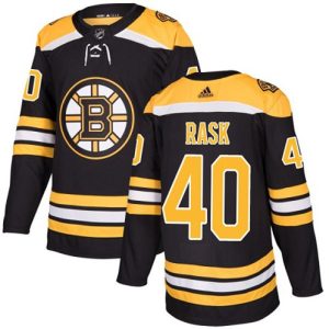 Maend-NHL-Boston-Bruins-Troeje-Tuukka-Rask-40-Authentic-Sort-Hjemme