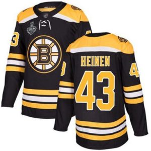 Maend-NHL-Bruins43-Danton-Heinen-Sort-Hjemme-2019-Stanley-Cup-Final