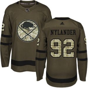 Maend-NHL-Buffalo-Sabres-Troeje-Alexander-Nylander-92-Authentic-Groen-Salute-to-Service