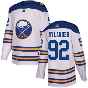 Maend-NHL-Buffalo-Sabres-Troeje-Alexander-Nylander-92-Authentic-Hvid-2018-Winter-Classic