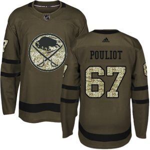 Maend-NHL-Buffalo-Sabres-Troeje-Benoit-Pouliot-67-Authentic-Groen-Salute-to-Service