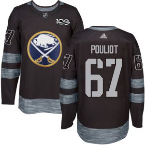 Maend-NHL-Buffalo-Sabres-Troeje-Benoit-Pouliot-67-Authentic-Sort-1917-2017-100th-Anniversary