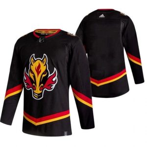 Maend-NHL-Calgary-Flames-Troeje-Blank-2022-Reverse-Retro-Sort-Authentic