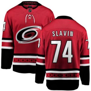 Maend-NHL-Carolina-Hurricanes-Troeje-Jaccob-Slavin-74-Breakaway-Roed-Fanatics-Branded-Hjemme