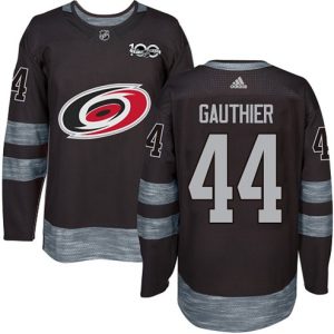 Maend-NHL-Carolina-Hurricanes-Troeje-Julien-Gauthier-44-Authentic-Sort-1917-2017-100th-Anniversary