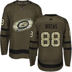 Maend-NHL-Carolina-Hurricanes-Troeje-Martin-Necas-88-SAuthentic-Groen-alute-to-Service