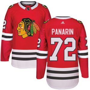 Maend-NHL-Chicago-Blackhawks-Troeje-Artemi-Panarin-72-Premier-Roed-Hjemme