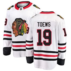Maend-NHL-Chicago-Blackhawks-Troeje-Jonathan-Toews-19-Breakaway-Hvid-Fanatics-Branded-Ude
