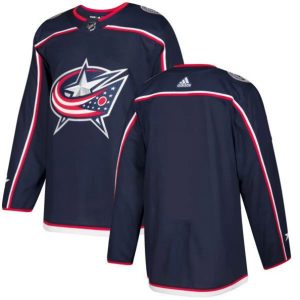 Maend-NHL-Columbus-Blue-Jackets-Troeje-Blank-Navy-Authentic