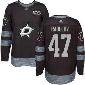 Maend-NHL-Dallas-Stars-Troeje-Alexander-Radulov-47-Authentic-Sort-1917-2017-100th-Anniversary