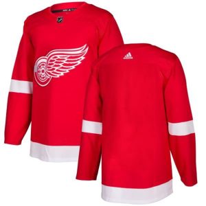 Maend-NHL-Detroit-Red-Wings-Troeje-Blank-Roed-Authentic