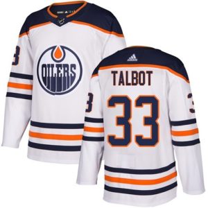 Maend-NHL-Edmonton-Oilers-Troeje-Cam-Talbot-33-Hvid