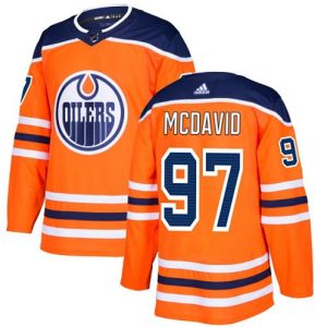 Maend-NHL-Edmonton-Oilers-Troeje-Connor-McDavid-97-Authentic-Orange-Hjemme