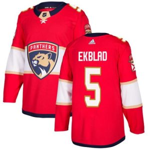 Maend-NHL-Florida-Panthers-Troeje-Aaron-Ekblad-5-Authentic-Roed-Hjemme