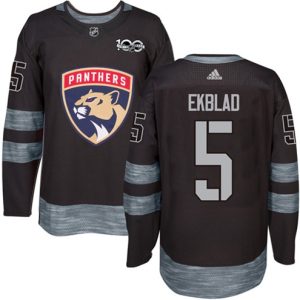 Maend-NHL-Florida-Panthers-Troeje-Aaron-Ekblad-5-Authentic-Sort-1917-2017-100th-Anniversary