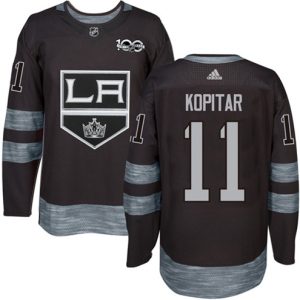 Maend-NHL-Los-Angeles-Kings-Troeje-Anze-Kopitar-11-Authentic-Sort-1917-2017-100th-Anniversary