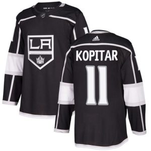 Maend-NHL-Los-Angeles-Kings-Troeje-Anze-Kopitar-11-Authentic-Sort-Hjemme