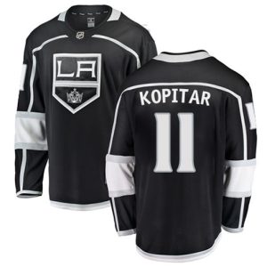 Maend-NHL-Los-Angeles-Kings-Troeje-Anze-Kopitar-11-Breakaway-Sort-Fanatics-Branded-Hjemme