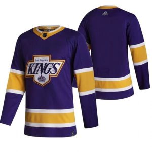 Maend-NHL-Los-Angeles-Kings-Troeje-Blank-2022-Reverse-Retro-Lilla-Authentic