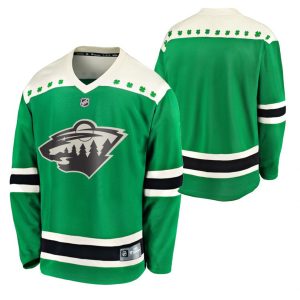 Maend-NHL-Minnesota-Wild-Troeje-2021-St-Patricks-Day-Groen-Breakaway-Men