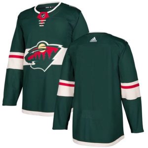 Maend-NHL-Minnesota-Wild-Troeje-Blank-Groen-Authentic