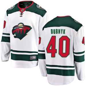 Maend-NHL-Minnesota-Wild-Troeje-Devan-Dubnyk-40-Breakaway-Hvid-Fanatics-Branded-Ude