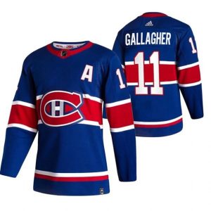 Maend-NHL-Montreal-Canadiens-Troeje-Brendan-Gallagher-11-2022-Reverse-Retro-Blaa-Authentic