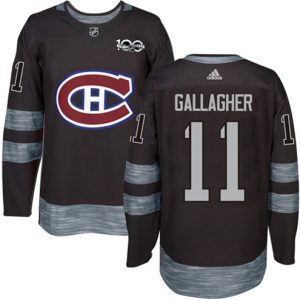 Maend-NHL-Montreal-Canadiens-Troeje-Brendan-Gallagher-11-Authentic-Sort-1917-2017-100th-Anniversary