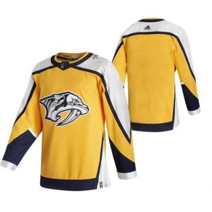 Maend-NHL-Nashville-Predators-Troeje-Blank-2022-Reverse-Retro-Gul-Authentic