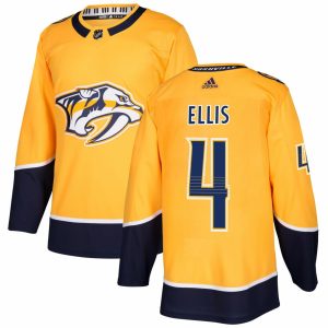 Maend-NHL-Nashville-Predators-Troeje-Ellis-4-Authentic-Hjemme