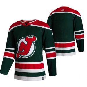 Maend-NHL-New-Jersey-Devils-Troeje-Blank-2022-Reverse-Retro-Groen-Authentic