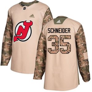 Maend-NHL-New-Jersey-Devils-Troeje-Cory-Schneider-35-Authentic-Camo-Veterans-Day-Practice