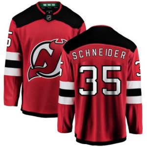 Maend-NHL-New-Jersey-Devils-Troeje-Cory-Schneider-35-Breakaway-Roed-Fanatics-Branded-Hjemme