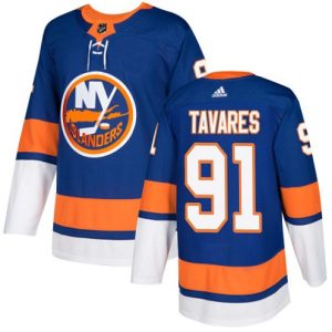 Maend-NHL-New-York-Islanders-Troeje-John-Tavares-91-Authentic-Royal-Blaa-Hjemme