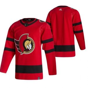 Maend-NHL-Ottawa-Senators-Troeje-Blank-2022-Reverse-Retro-Roed-Authentic