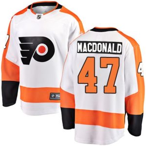 Maend-NHL-Philadelphia-Flyers-Troeje-Andrew-MacDonald-47-Breakaway-Hvid-Fanatics-Branded-Ude