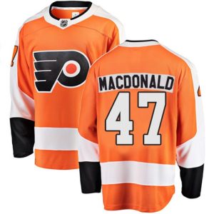 Maend-NHL-Philadelphia-Flyers-Troeje-Andrew-MacDonald-47-Breakaway-Orange-Fanatics-Branded-Hjemme