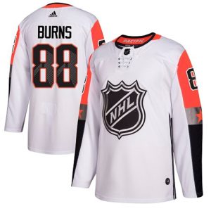Maend-NHL-San-Jose-Sharks-Troeje-Brent-Burns-88-Authentic-Hvid-2018-All-Star-Pacific-Division
