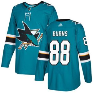 Maend-NHL-San-Jose-Sharks-Troeje-Brent-Burns-88-Authentic-Teal-Groen-Hjemme