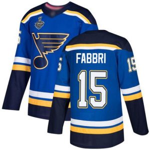 Maend-NHL-St.-Louis-Blues-Troeje-15-Robby-Fabbri-Blaa-Hjemme-2019-Stanley-Cup