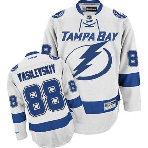 Maend-NHL-Tampa-Bay-Lightning-Troeje-Andrei-Vasilevskiy-88-Reebok-Hvid-Ude