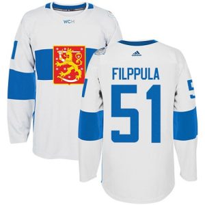 Maend-NHL-Team-Finland-Troeje-51-Valtteri-Filppula-Authentic-Hvid-Hjemme-2016-World-Cup