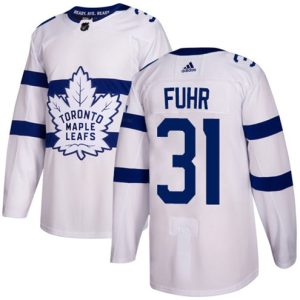 Maend-NHL-Toronto-Maple-Leafs-Troeje-Grant-Fuhr-31-Authentic-Hvid-2018-Stadium-Series