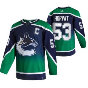 Maend-NHL-Vancouver-Canucks-Troeje-Bo-Horvat-53-2022-Reverse-Retro-Groen-Authentic