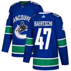 Maend-NHL-Vancouver-Canucks-Troeje-Sven-Baertschi-47-Authentic-Blaa-Hjemme